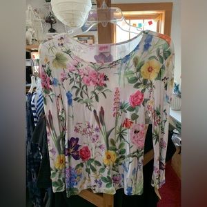 Floral long sleeve top